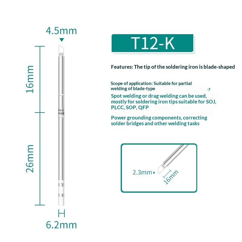 TS100 TS101 Soldering Iron Tip Replacement Multiple Models Fit for Pinecil V2 Series Electronic Welding Tools
