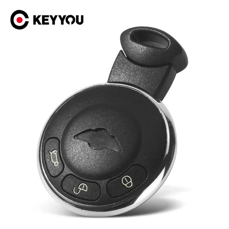 KEYYOU 3 Buttons Car Key Case Shell For BMW Mini Countryman R57 R58 Cabrio R60 R61 Cooper R56 Clubman With Blade Key Housing