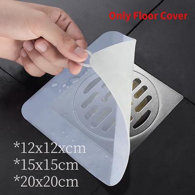Dicke Silikon-Bodenablauf-Deodorant-Abdeckung, transparentes Badezimmer-Deodorant, insektensichere Dichtung, Haushalts-Abwasserrohr, Waschbecken, geruchshemmende Bodenabdeckung