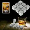 Set of 9 Reusable Granite Whiskey Stones Soapstone Ice Cubes Drink Coolers