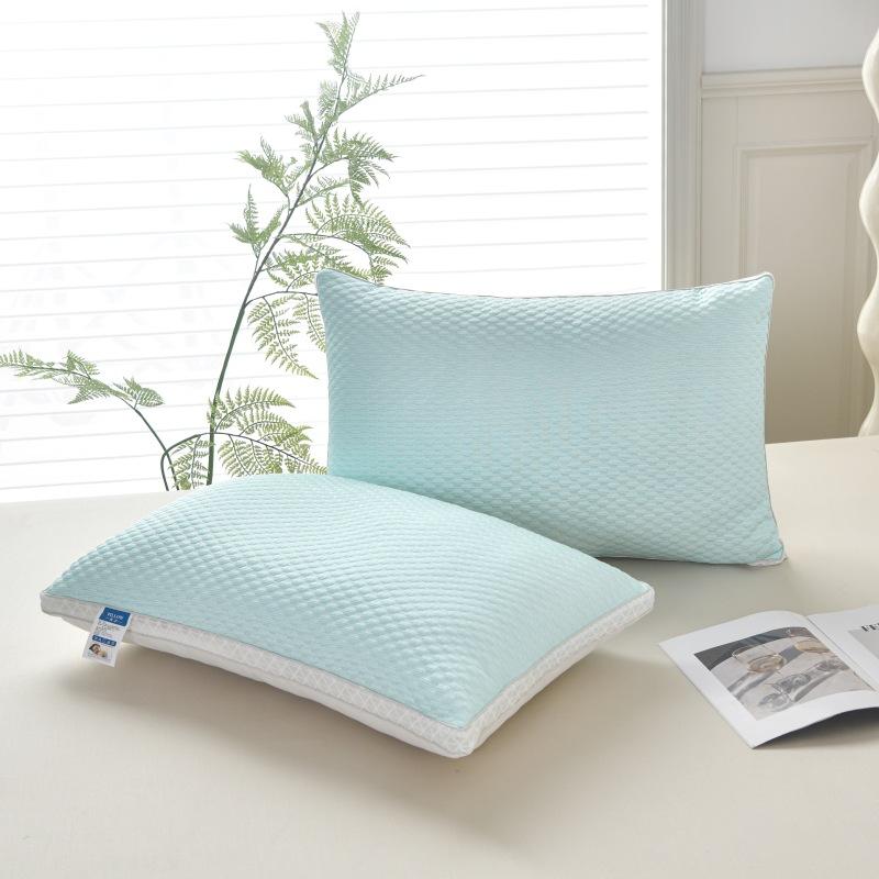 

Прохладная и дышащая подушка из замороженной фасоли для лета, высокая и низкая подушка для шейных позвонков, для домашнего использования 48*74cm