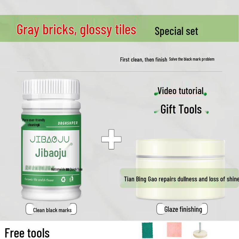 Tile & Metal Black Mark Remover - Glazed Floor & Aluminum Cleaner