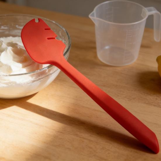 Silicone Spatula for Mixer Beater Scraper Heat Resistant Dough Stirring Spatula Multi-Functional Kitchen Tool for Baking Cooking Mixing