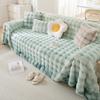 Thickened Gradient Color Plush Sofa Towel Non-Slip Plush Warm Cushion Winter New Plush Sofa Cover Cloth