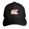 Beaucoup de Petits Cœurs Emoticône Cochon Casquette Mode Décontractée Casquettes de Baseball Chapeau Réglable Hip Hop Été Unisexe Casquettes de Baseball