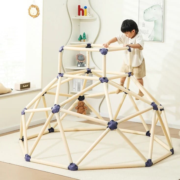 kopuła wspinaczkowa plastikowa duża - beżowa