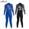 Kids UPF 50 Long Sleeve Rash Guard Swimsuit Snorkeling Swimming