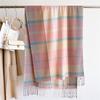 New Imitation Cashmere Plaid Warm Shawl Scarf Women's Autumn and Winter Fringed Scarf