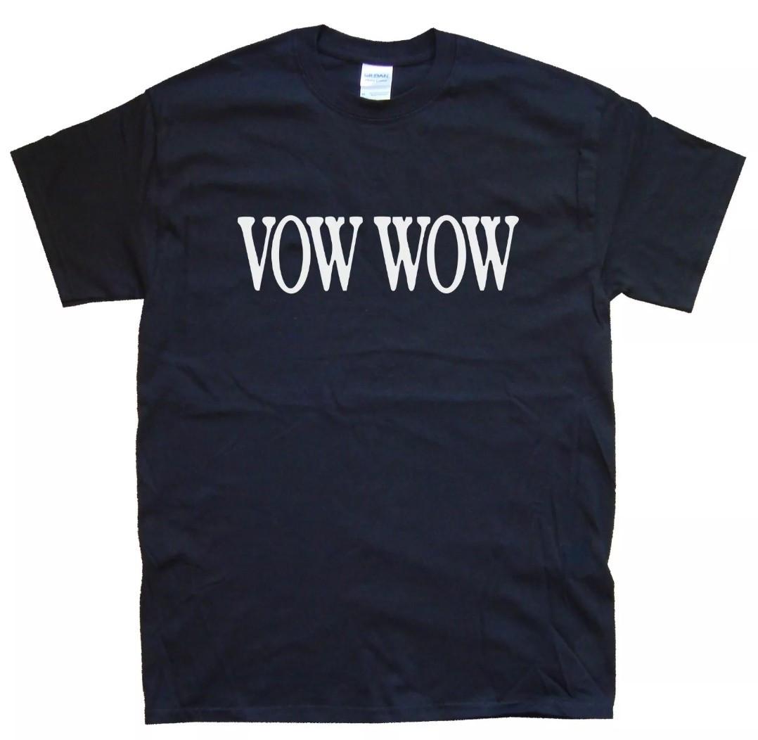 VOW WOW T-SHIRT All sizes colours Black, White NEW XXXXL
