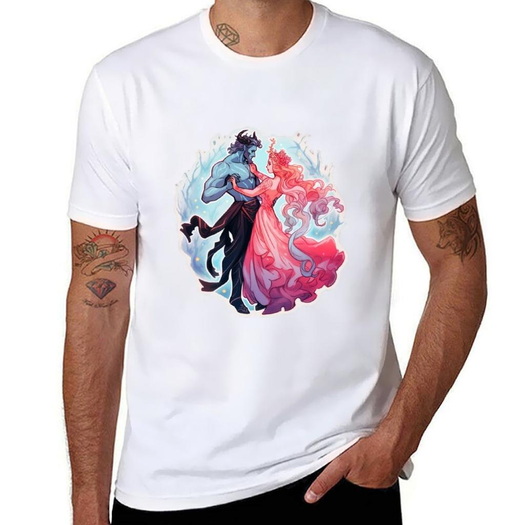 Hades and Persephone Mythical RoUnisexce TShirt Daily Wear Print TShirt