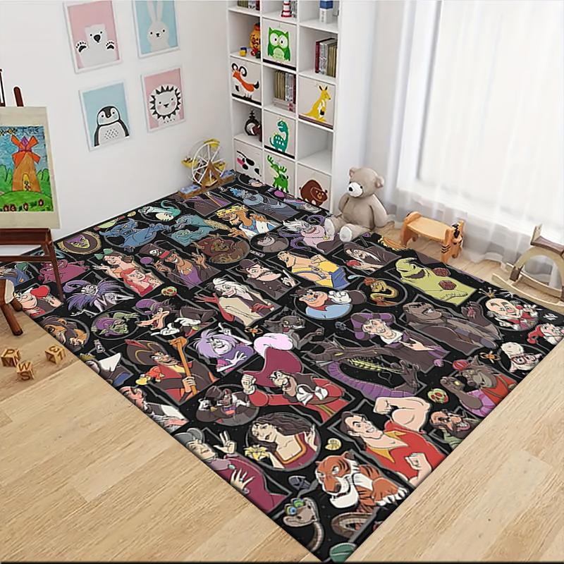 Dark Fantasy Characters Carpet Rug Soft Washable Antislip Home Living Room Sofa Mats Personalized Christmas Rug