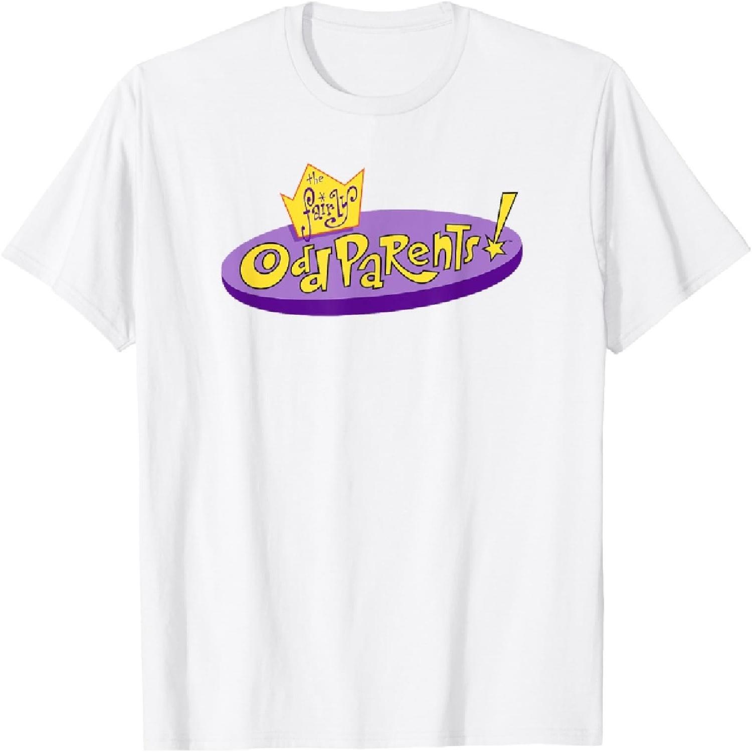 The Fairly OddParents Front and Back Poof Cosmo and Wanda T-Shirt S