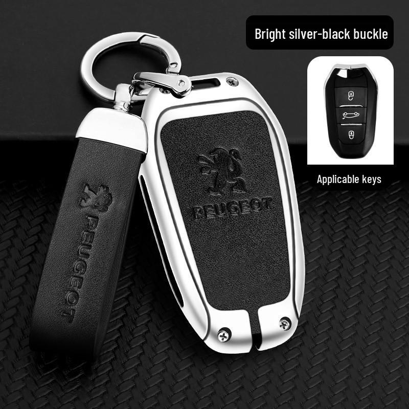 Dongfeng Peugeot 408/308/3008 Key Case - Metal, Anti-Lost Design