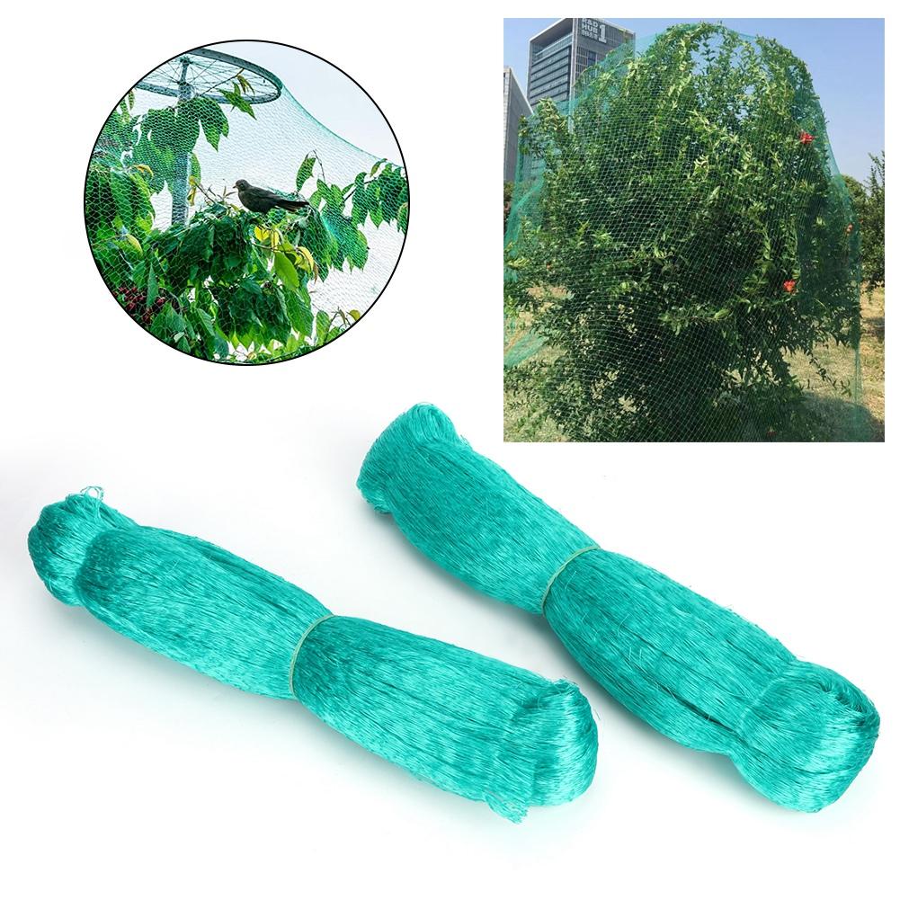2Pcs Orchard Protection Against Insects Net Small Holes Birdproof Net for Grape Fruit Tree 4x12m