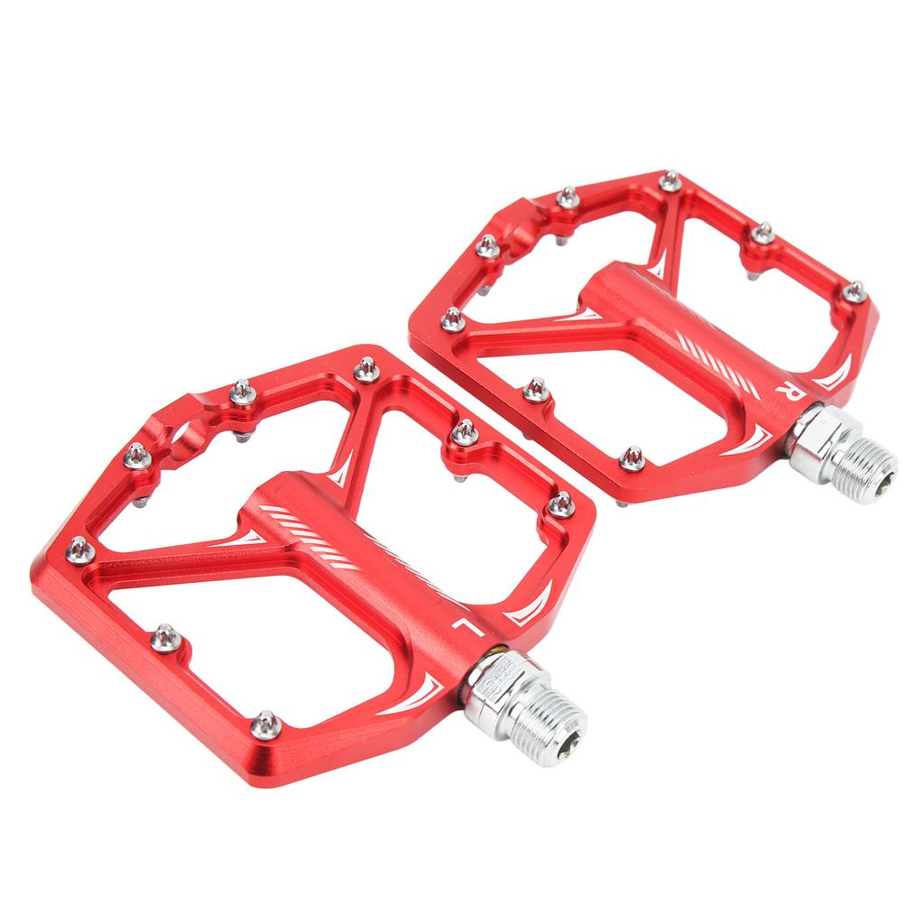 LeBycle Fahrradpedal Rutschfestes Trittbrett Universal Leichtgewicht CNC Aluminiumlegierung Fahrradzubehör Rot