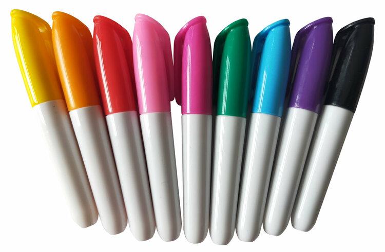 Dry erase markers for boards 9 pcs.