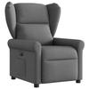 VidaXL Fauteuil inclinable électrique Gris foncé Tissu 3303355