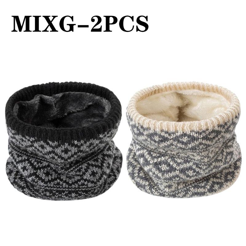 Fashion Soft Knitted Neck Warmer Sports Scarf for Women Men Face Cover Winter Running Skating Hiking Cold-Proof Thick Collar