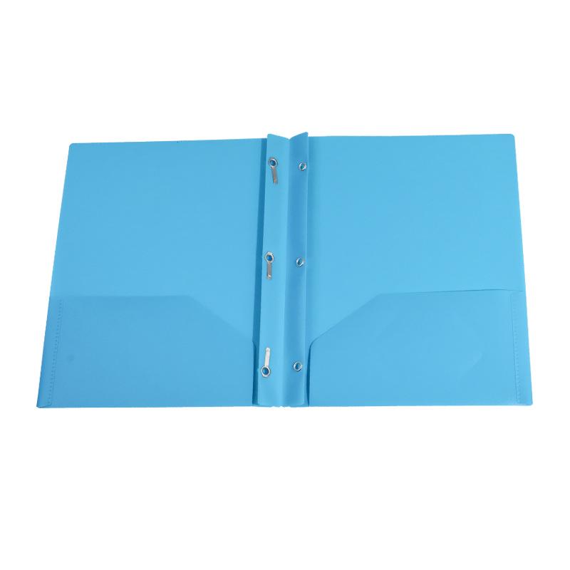 Multi-color Tadpole Clip Document Holder - Plastic Loose-leaf Folder with Classification Storage