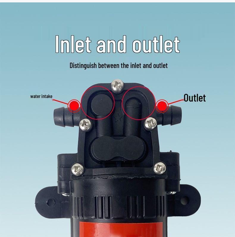 Kompaktní samonasávací elektrické membránové čerpadlo pro domácí úpravu vody a zvýšení tlaku