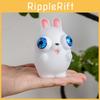 Small White Bunny Toy With Tpr Material For Creative Stress Relief And Hand Eye Coordination