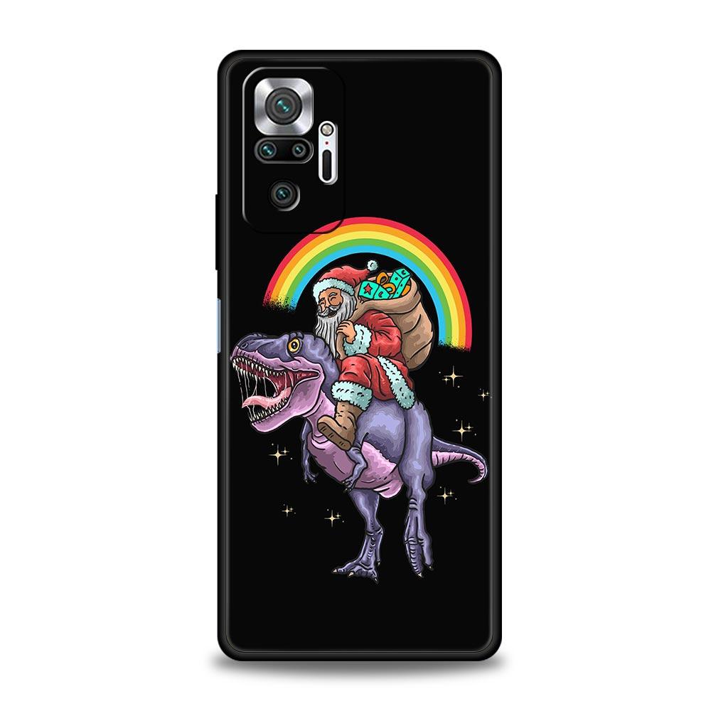 Christmas New Year Phone Phone Case For Xiaomi Redmi Note 11 10 9 Pro 5G K50 9s 7 8 8T 8A 9A 9C 9T K40 Gaming Silicone Cover