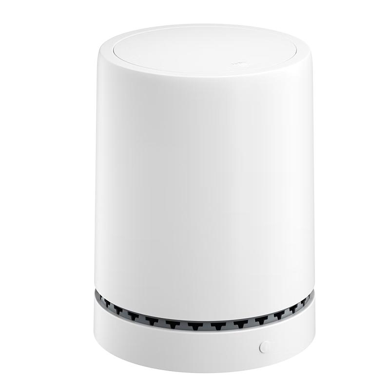 ZhaiLiShi 14L White Automatic Bag Laying Press-Open Trash Can