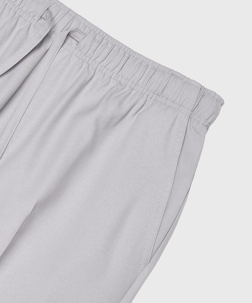 LEMAIN SECOND Easy Semi-Wide Elastic Waist Slacks [Gray]