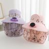Breathable Solar Fan Cap Anti-UV Cooling Fan Hat Women Sun Hat Sun Cap  Tea Picking