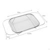 Vegetable Washing Basket MultiFunctional Stainless Steel Sink Strainer Space Saving