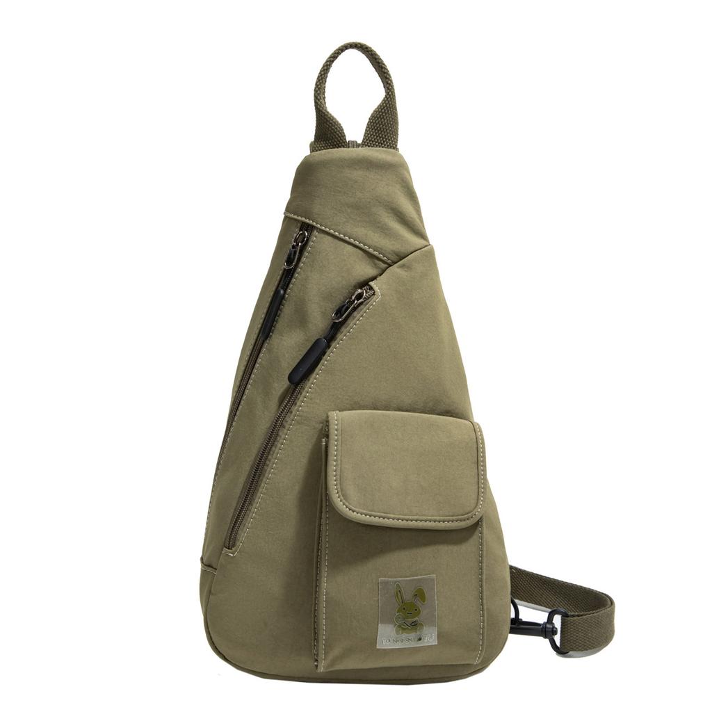 Breast Bag Women's New Fashionable and Simple One-shoulder Women's Casual Chest Large-capacity Messenger Bag Women's Breast Bag