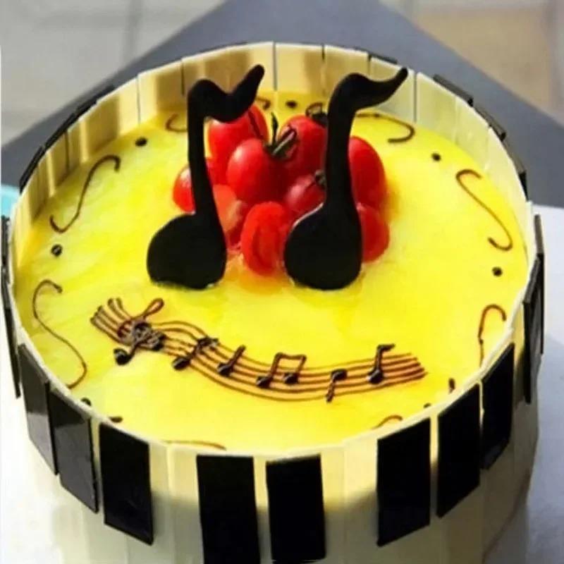 Cake Decoration Molds Music Lace Silicone Mold Lace Note Silicone Cake Wedding Cookie Chocolate Silicone Molds Pastry Tools