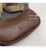 Women's 2025 Autumn Fashion Retro Pillow Crossbody Bag with Wide Strap