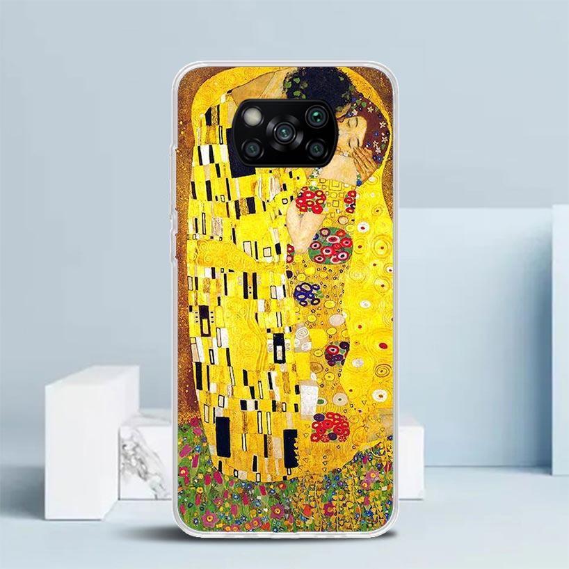 

Kiss by Gustav Klimt Desig Phone Case For Xiaomi Poco F7 Ultra X5 X6 X7 Pro M7 Redmi 15C 15 13C 13 12C 12 10C 10 10A 9 9C 9A 9T Redmi 9C