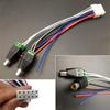 1 Pc Power Input 10-Pin Harness Plug W/ RCA Connector For Dual TBX10A Amplifier
