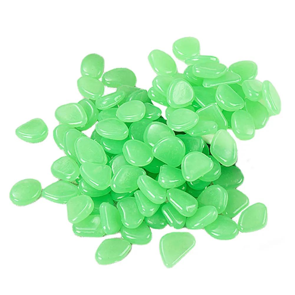 100Pcs Glow in The Dark Rocks Multifunction Glow In The Dark Pebbles Glowing Stones Rocks Pebbles for Outdoor Landscaping