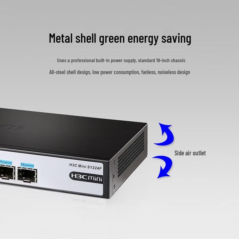 H3C Mini S1224F Full Gigabit Enterprise Switch (CN Version)