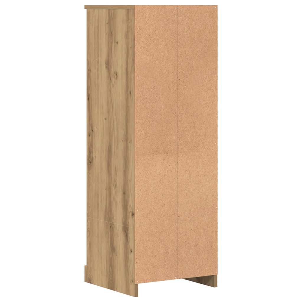 Vidaxl Cabinet, Artisan Oak, 36X35.5X103.5 Cm, Wood-Based Material