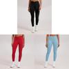 High Waist Yoga Pants With Knitted Nylon Fabric For Fitness And Running For Women