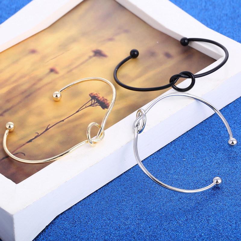 Popular Simple Love Popular Versatile Multi-Color Optional Knotted Bracelet Open Bracelet Jewelry