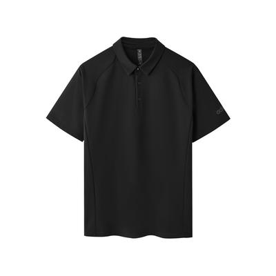 Club Sports Series Quick-Dry Comprehensive Training Breathable Polo Shirt Men Tops Black KB5978