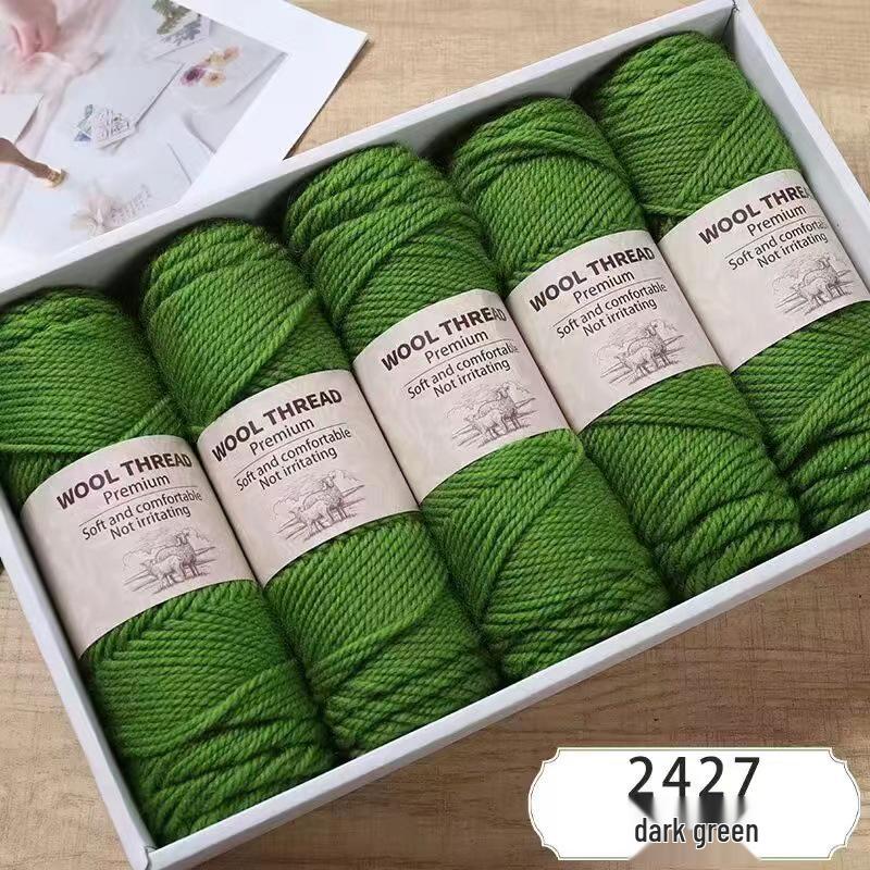 Soft Alpaca Wool Chunky Yarn for Hand Knitting Sweaters, Scarves, and Hats