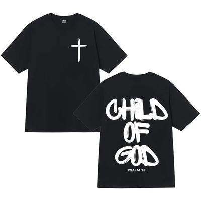 Gott des Gottes Bibel Christlich Religiös Jesus Grafikdruck Damen T-Shirt Herrenbekleidung Hochwertiges T-Shirt Streetwear