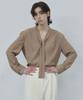 DENOAH With V-Neck Tie Blouse (Brown)