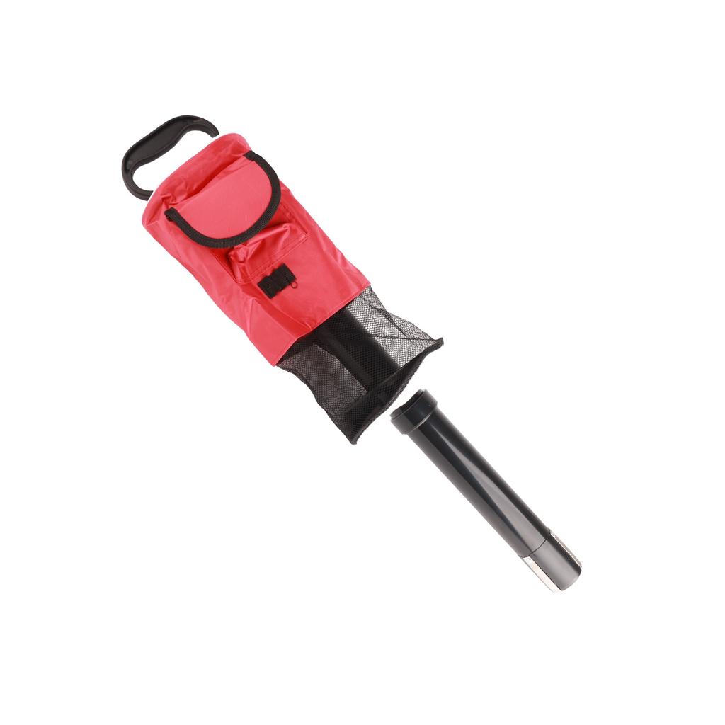 Portable Ball Retriever Shag Bag Ball Pick Up with Removable Tube Practice Collector