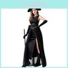 Halloween Wiccan Attire For Women With Stage Ready Polyester Fabric For Costume Party Night