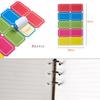 System Planner A6 Size Planner Refill 90 Sheets Horizontal Ruled 6 Hole Memory Fill Memo Pad Note 6 Hole Ring Binder Loose Leaf Synthetic Leather PU