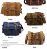 Men's Seven-Color Cotton Canvas Crossbody Bag - Student & Outdoor Casual Messenger Style
