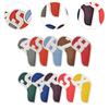 10x Golf Iron Headcovers Travel Portable Golfing Supplies Modern Golfer Gift Universal Wear Resistant Lightweight PU Protectors