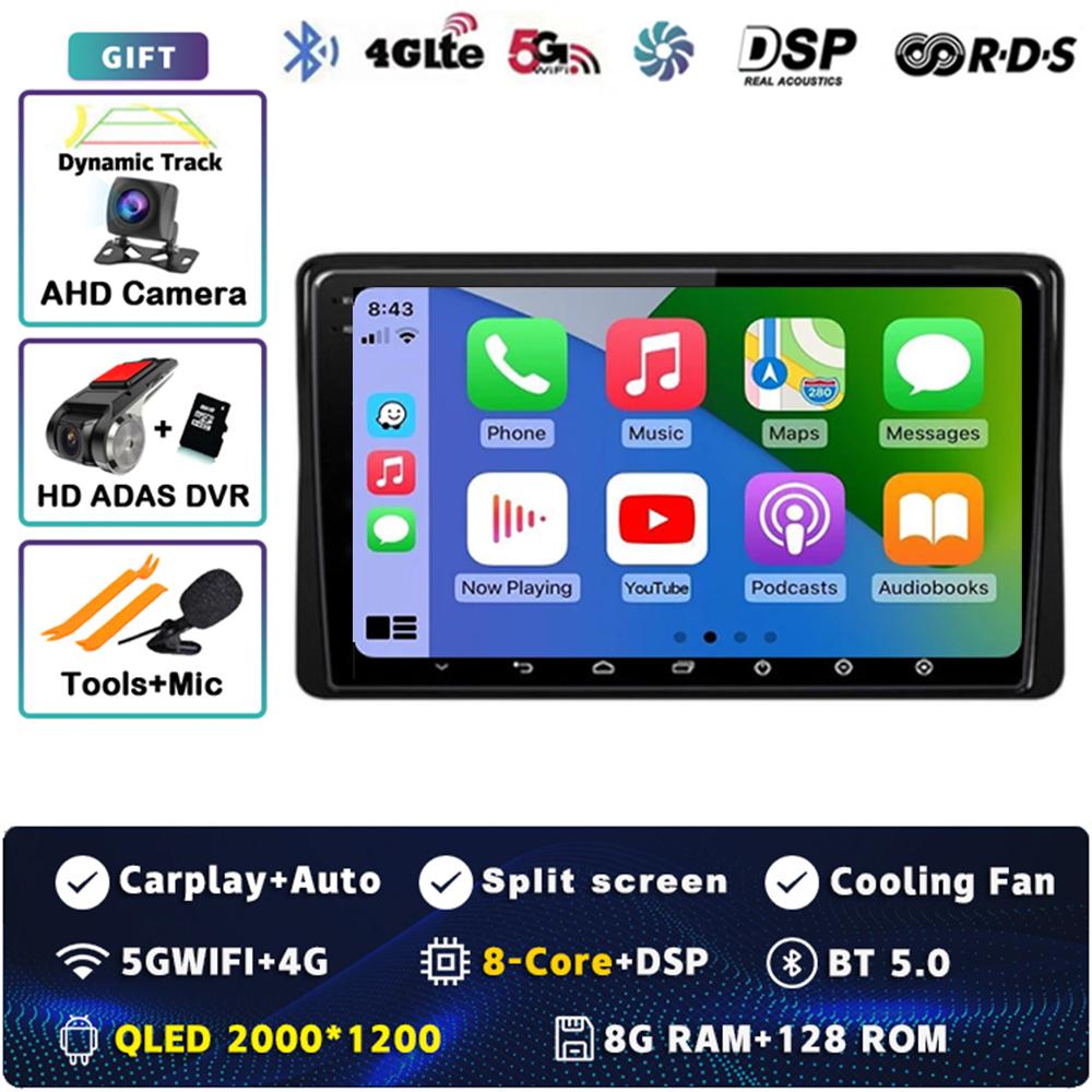 Android 14 Carplay Car Radio For Renault Duster HM 2 II 2020 - 2021 Arkana 1 I 2019-2021 Multimedia Video Player GPS Stereo 2Din